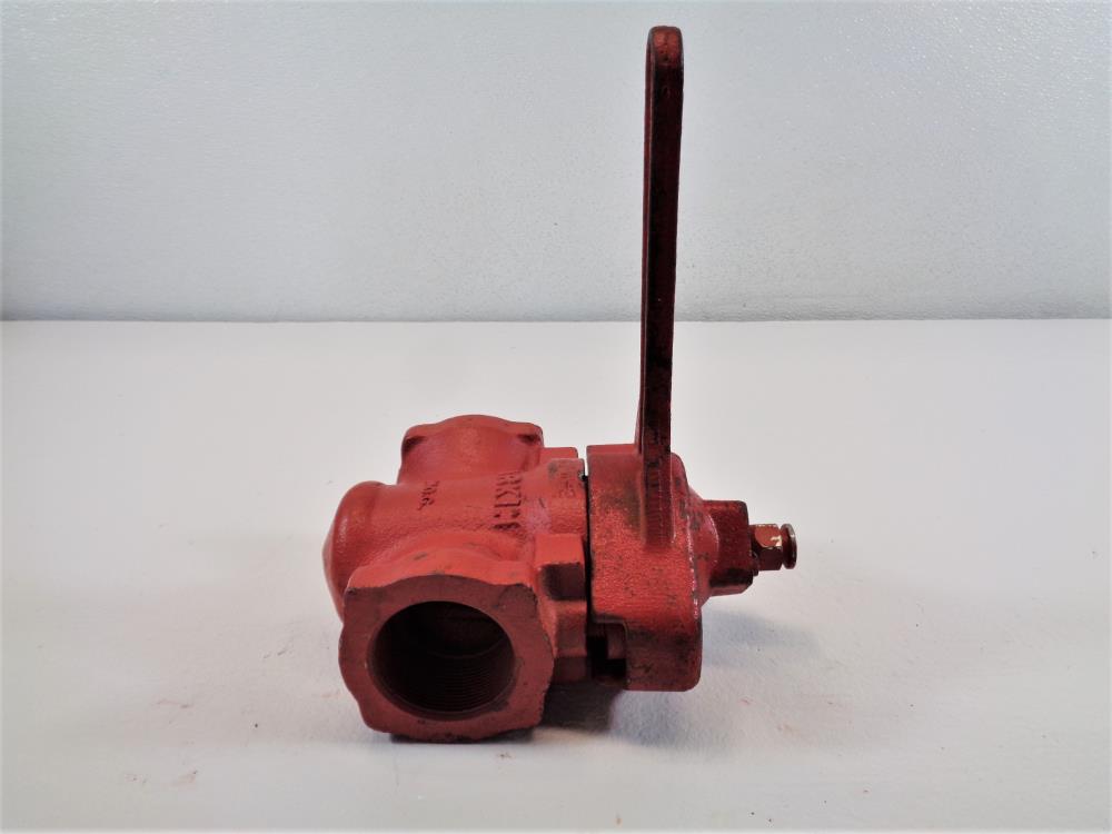 Larkin 2" NPT Plug Valve, Cast Iron, 175 CWP, 142W-2